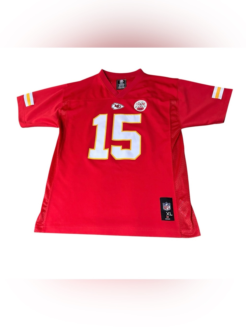 NFL team Apparel Youth Kansas City Chiefs Patrick Mahomes Jersey Sz XL